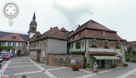 Эльзасский музей пряников, фасад, вид сбоку